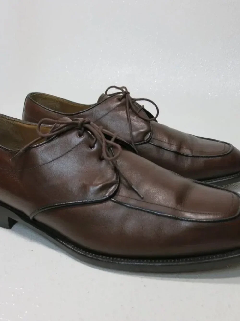 Mezlan Palmetto Split Top Leather Dress Oxfords Shoes Footwear Men's Sz 10 W
